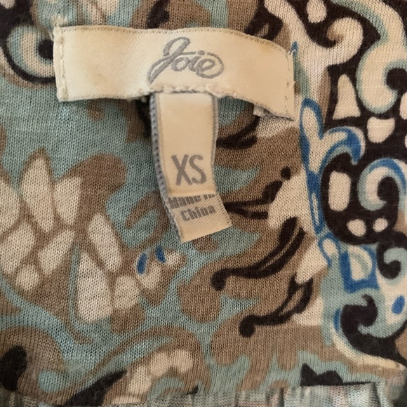 Joie Tunic Tank Blouse Top, XS - Picture 2 of 5